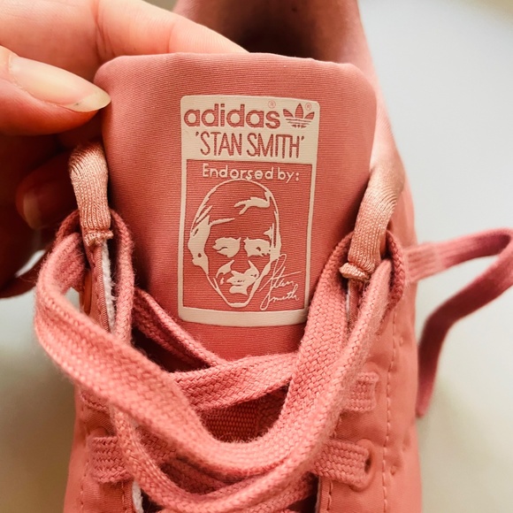 STAN SMITH quilted pink sneakers  size 7 1/2 - Picture 5 of 11